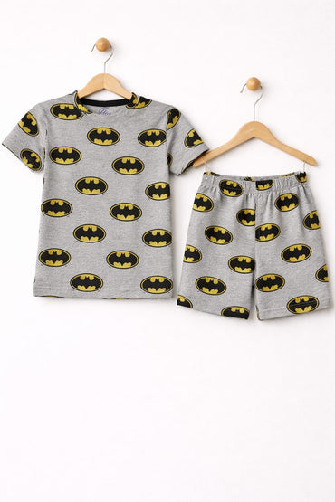 Bat man-Half sleeve Shorts Set