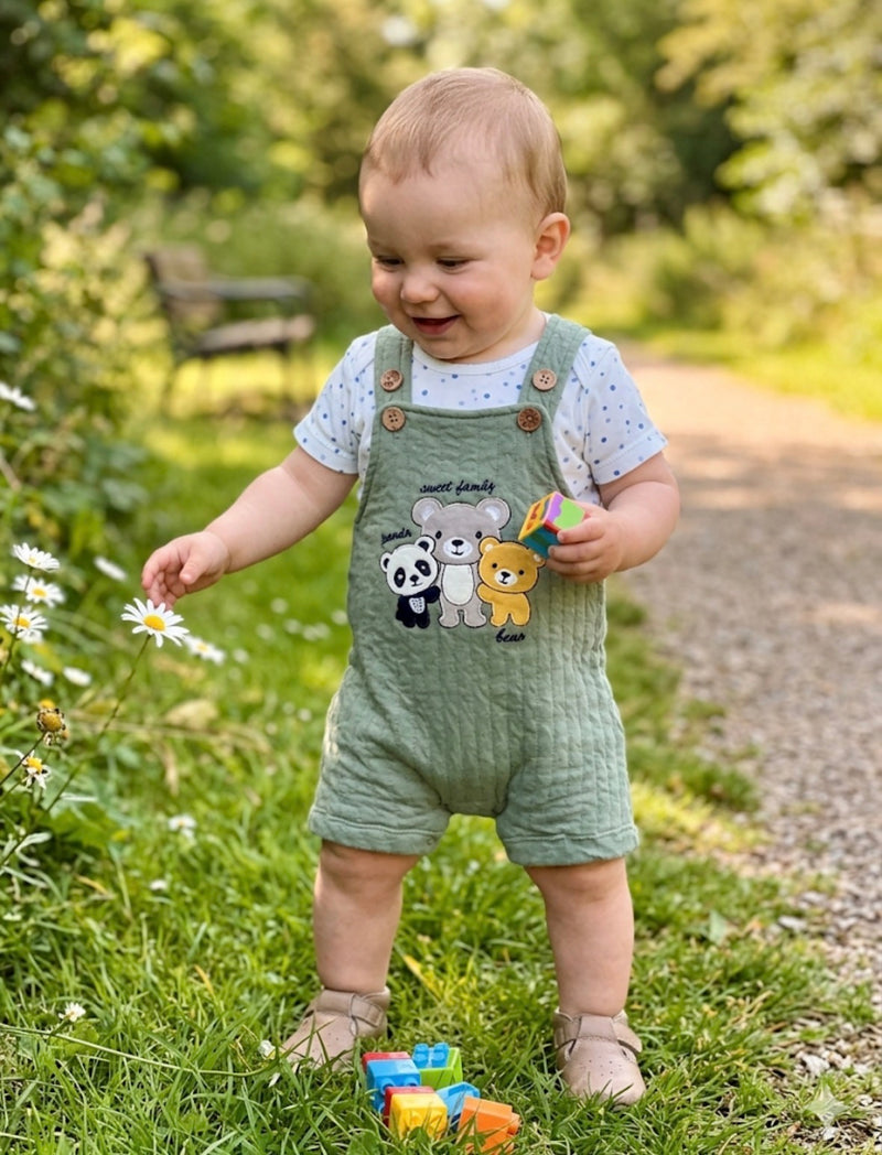 Mint green- Dungaree