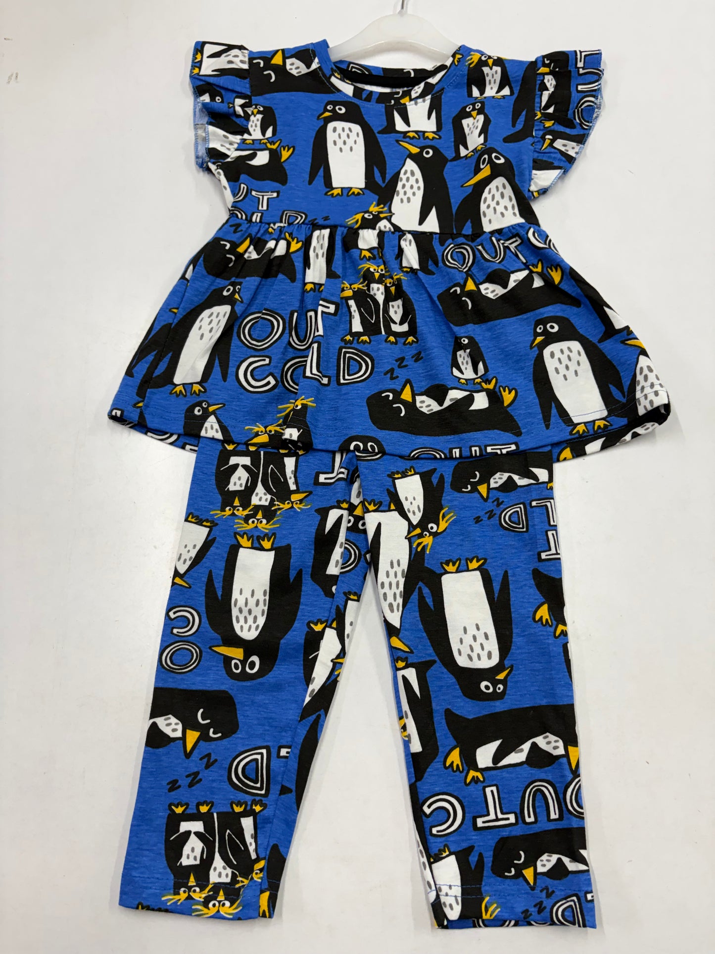 Penquin Peplum Co-ord Girls set