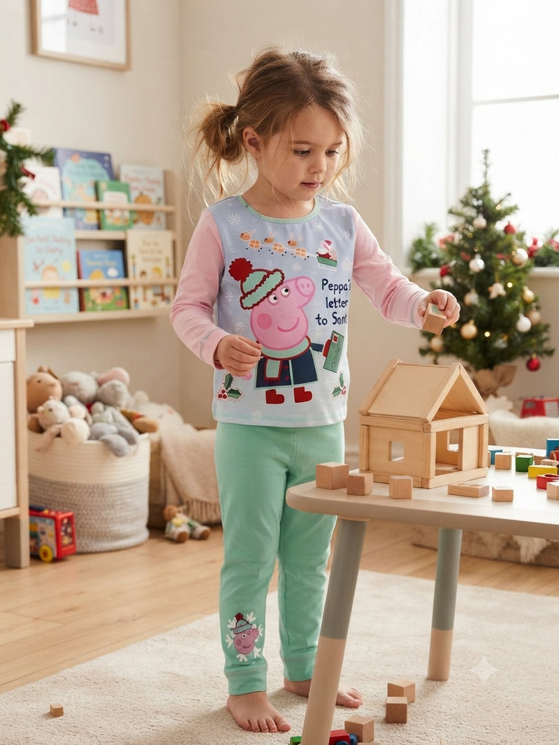 Peppa’s Letter to Santa -Kids Full Sleeve Set