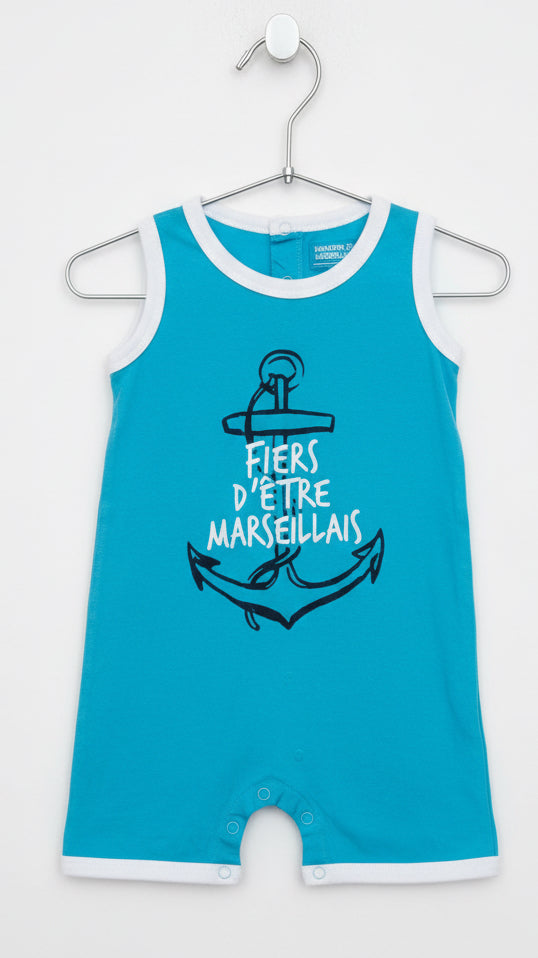 Blur FIERS D’ETRE MARSEILLAIS- baby half Jumpsuit