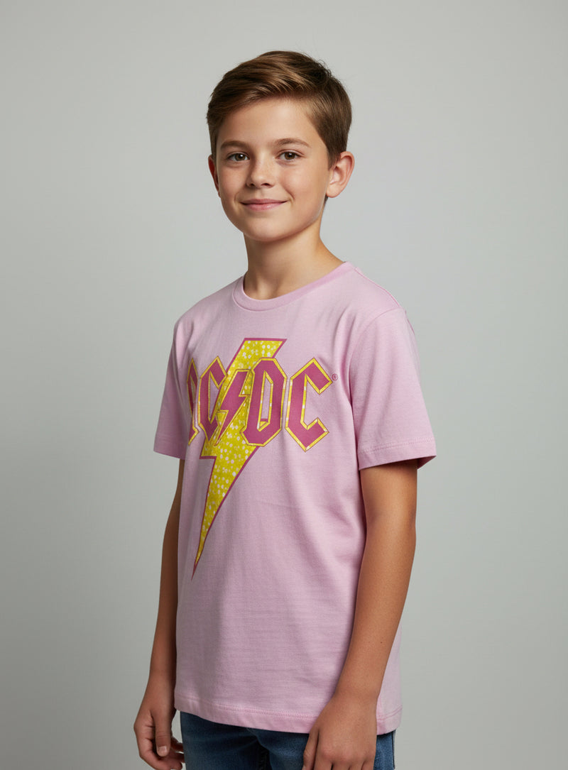 Pink AC & DC - T- shirts