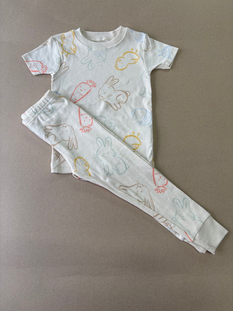 Rabbit & carrot -Kids Full Sleeve Set