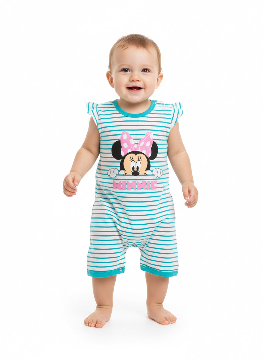 Blue with Micky -Baby Jumpsuit
