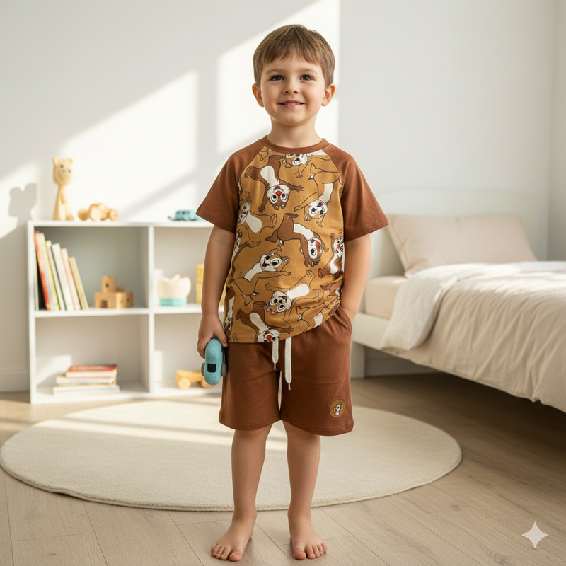 Brown -Boys Set
