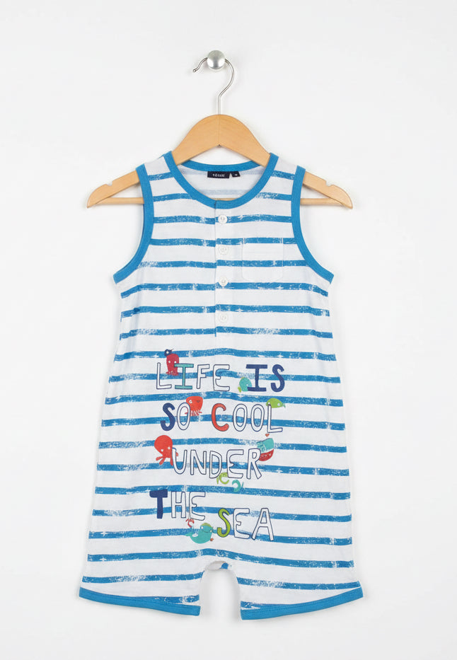 Loke is so cool under the sea- baby half Jumpsuit