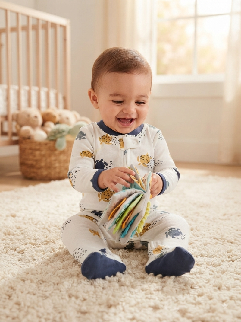 White with 🐢with shoe (Zipper)-Baby High quality jumpsuit