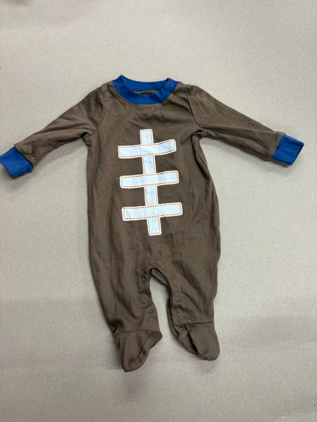 Brown with shoe (snap button)-Baby High quality jumpsuit