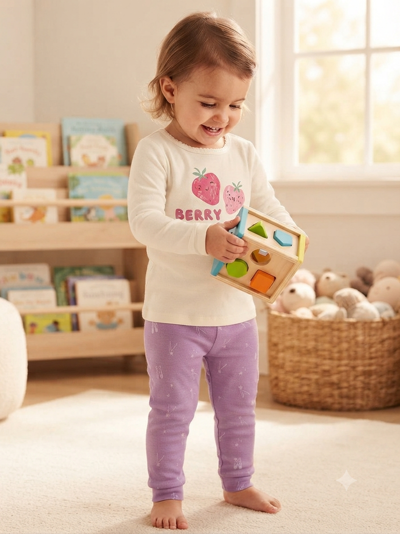 Berry sleepy-full  Sleeve co - Ords Set