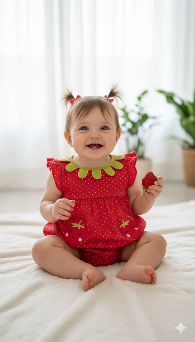 Red 🍅- Baby half Jumpsuits