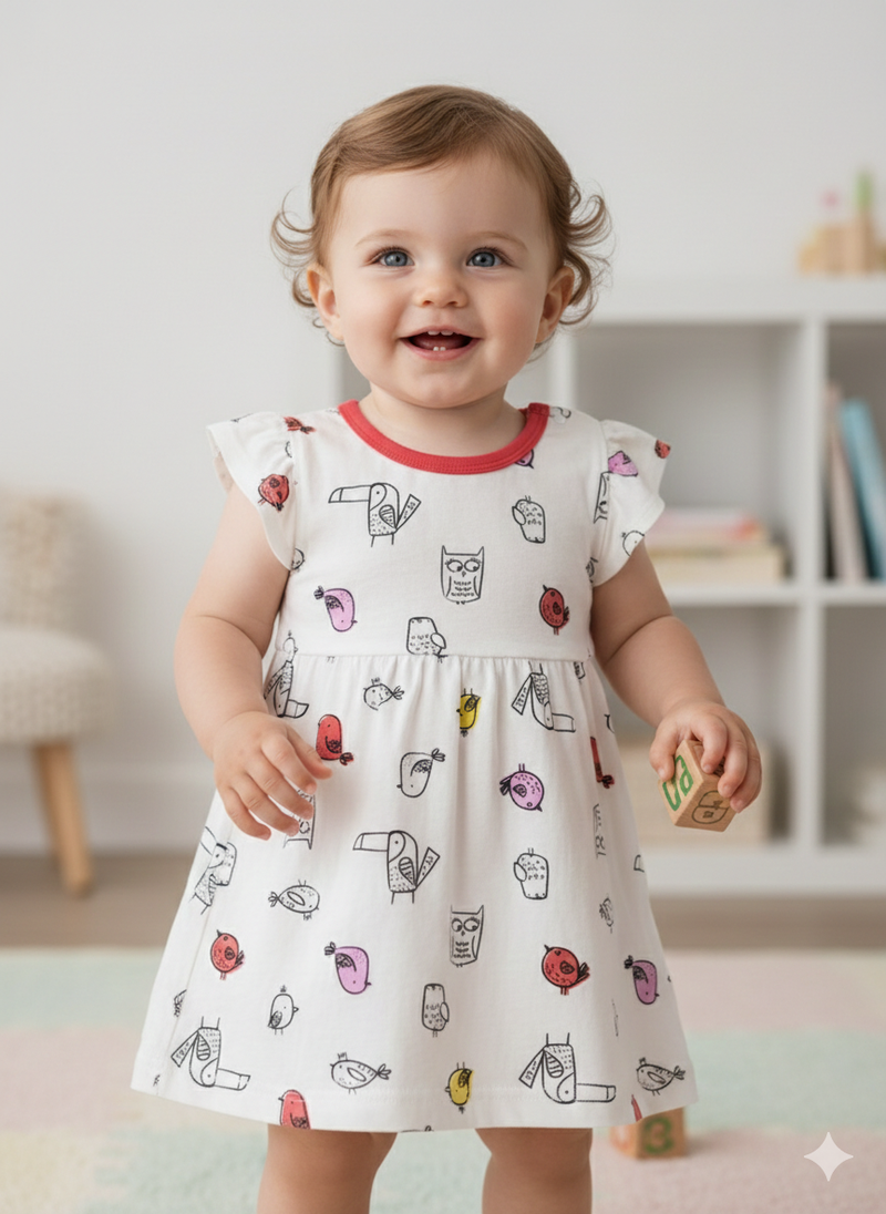 -Baby Sleeveless frock