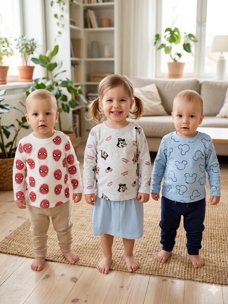 Baby Full Sleeve T-Shirt 3 pcs Combo