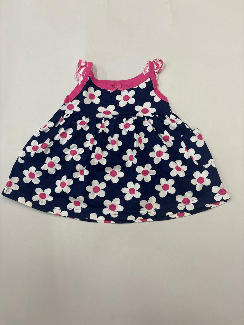 Navy flowers -frock