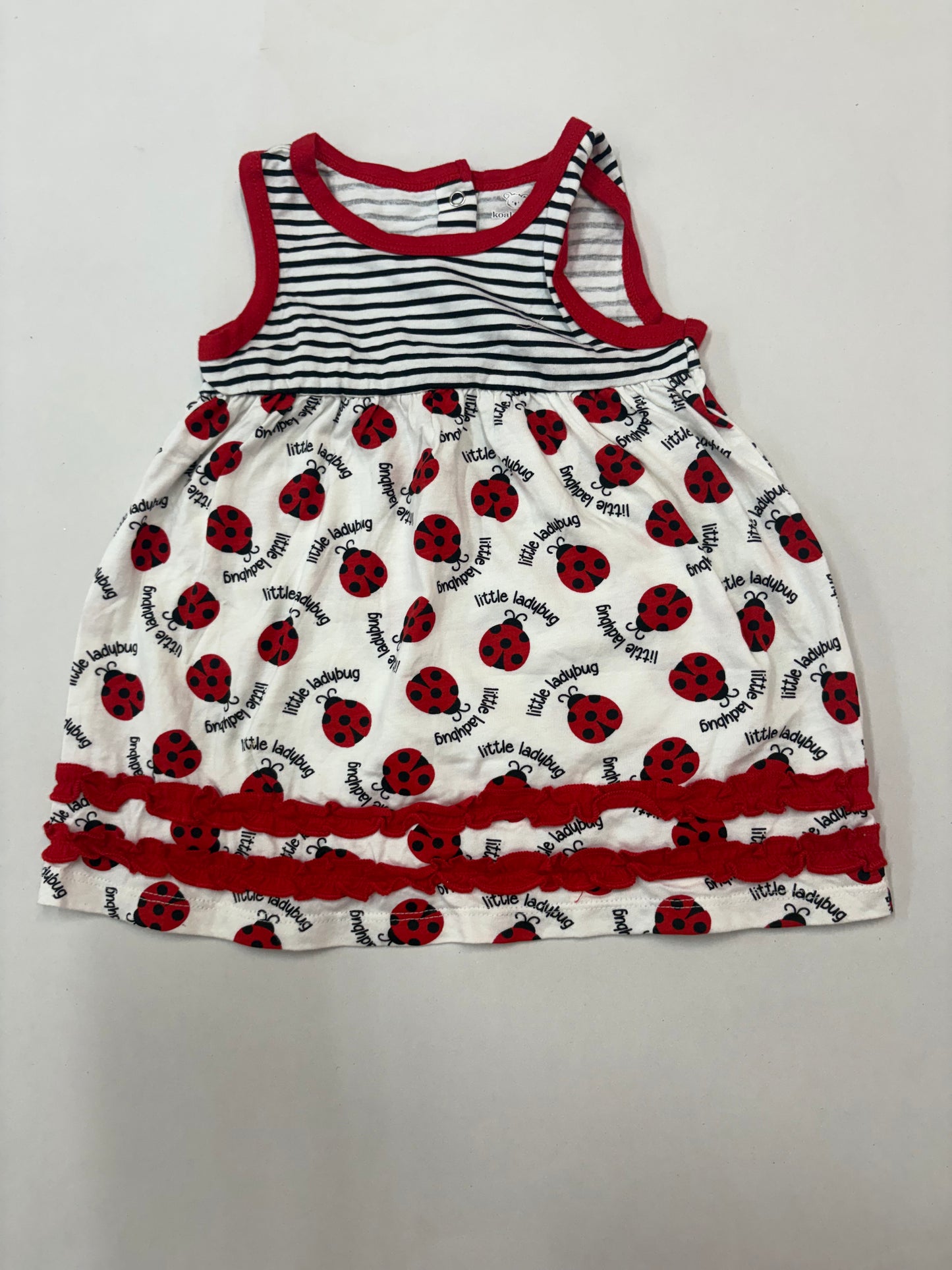 little  ladubug -Baby Sleeveless Frock