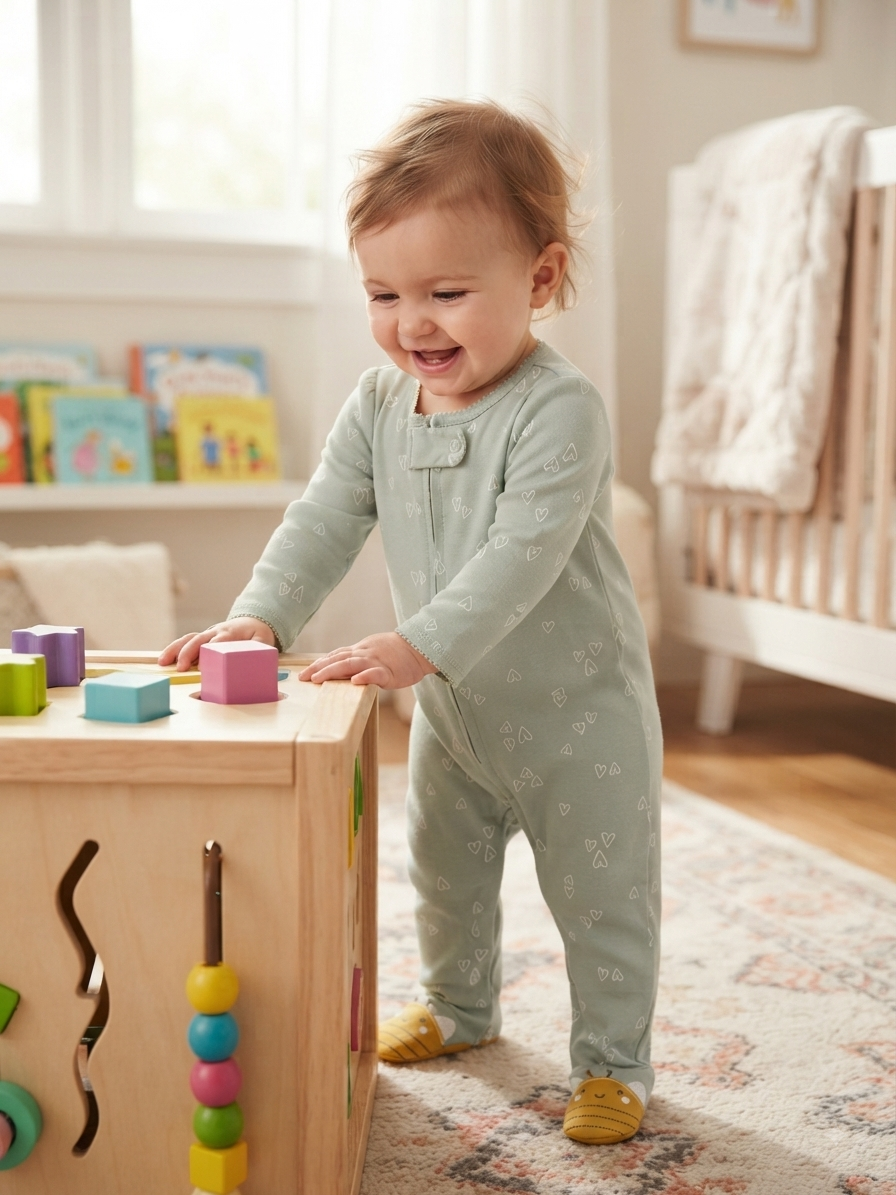 Sage green with Shoe- Baby high quality jumpsuit