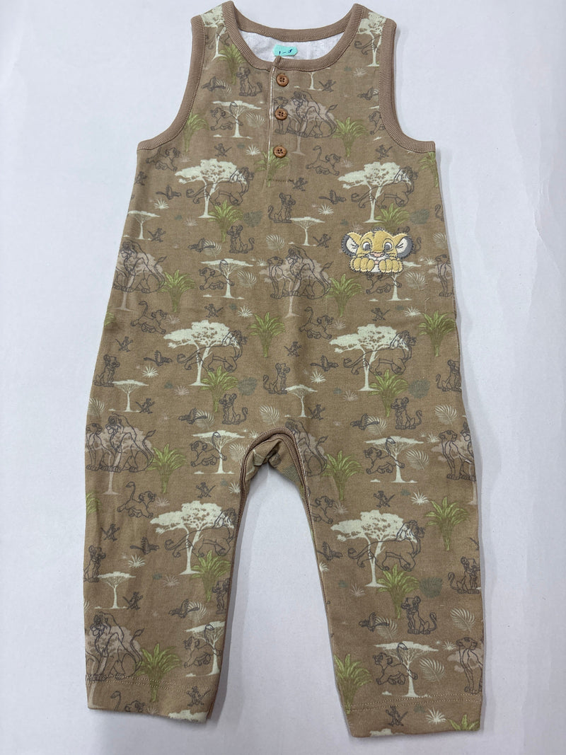 Brown simba-Baby Jumpsuits