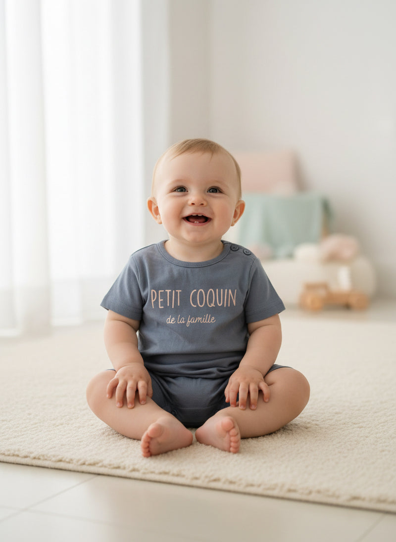 Blue -Baby Half Jumpsuits