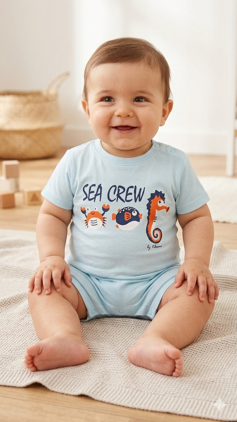 SEA CREW- baby half Jumpsuit