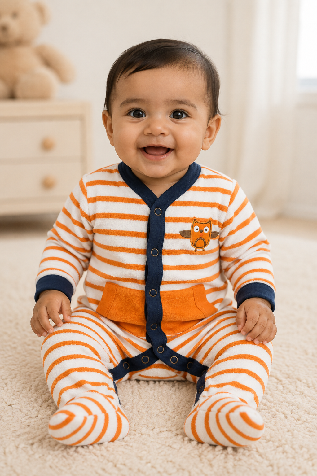 Orange line -full Jumpsuits