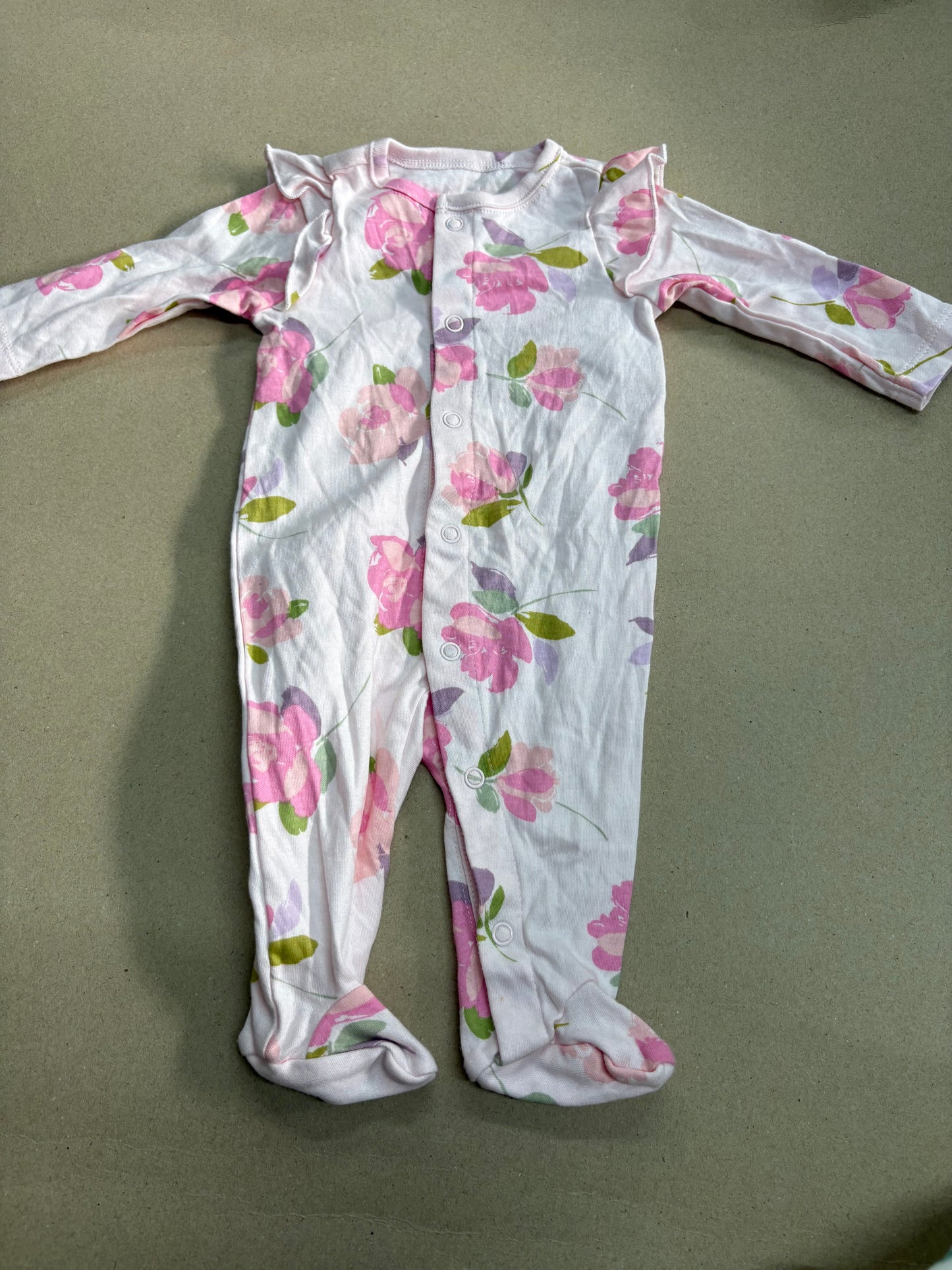Pink flowers 🌺 -Baby High quality jumpsuit