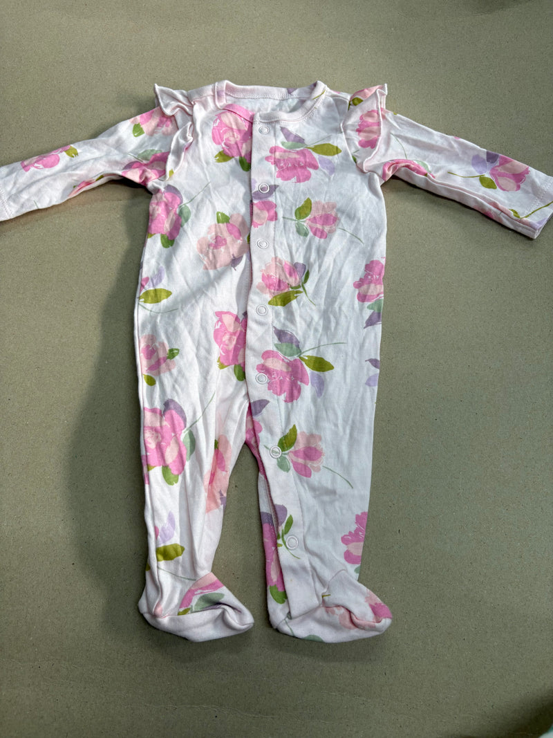 Pink flowers 🌺 -Baby High quality jumpsuit