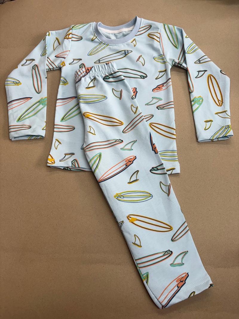 Surfboard graphic print -Premium winter wears LoopKnit