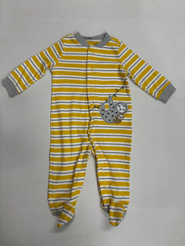 Yellow stripes with shoe - Baby high quality jumpsuit