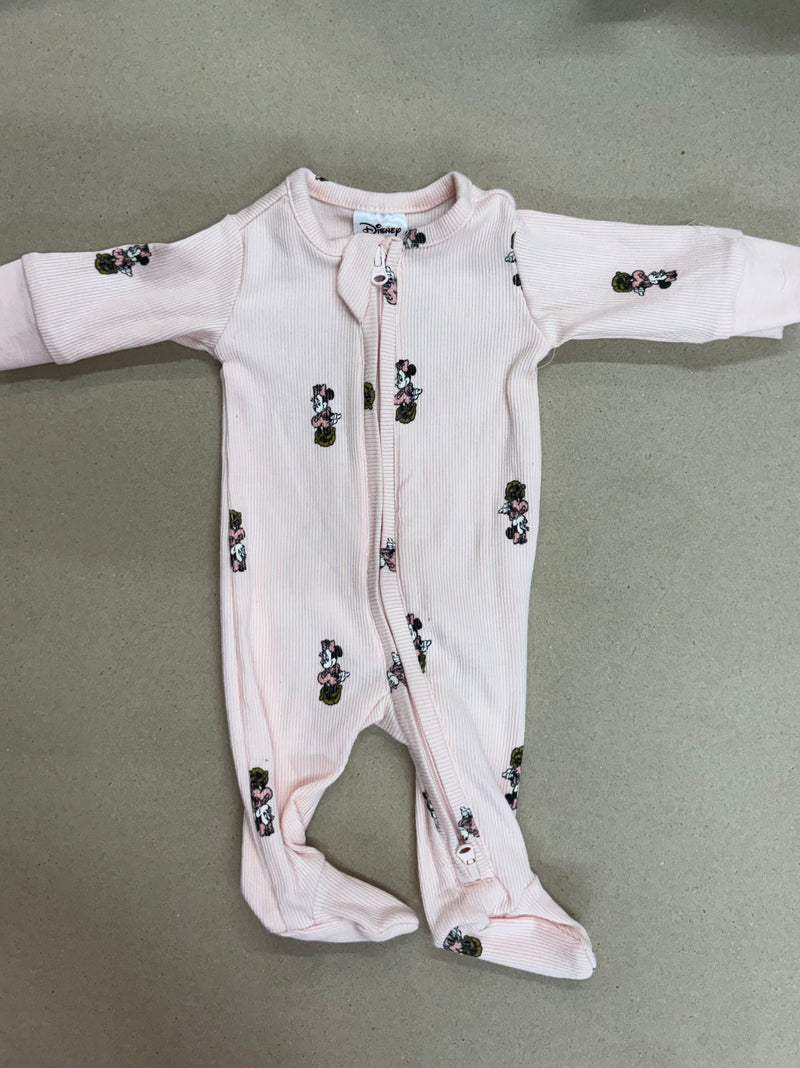 Baby pink  Mickey-Baby full shoes Jumpsuits
