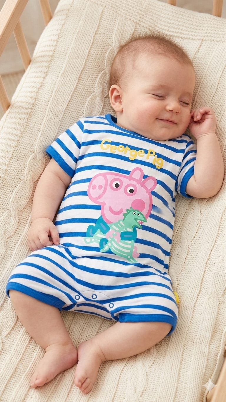 Pig - baby half Jumpsuit