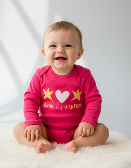 Dark pink- Baby Romper