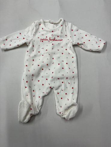 White with red apple🍎- Baby full Jumpsuits