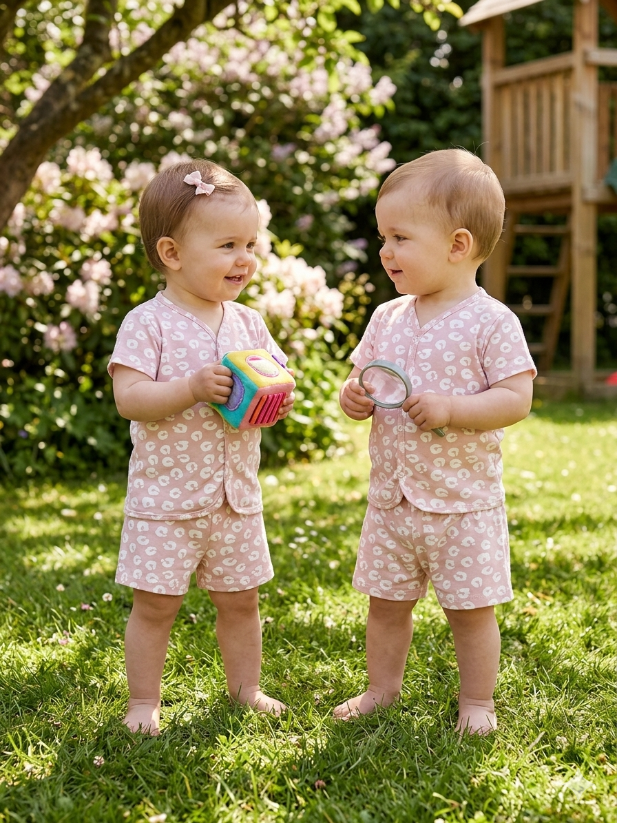 Pink cheetah print -Jabla Shorts