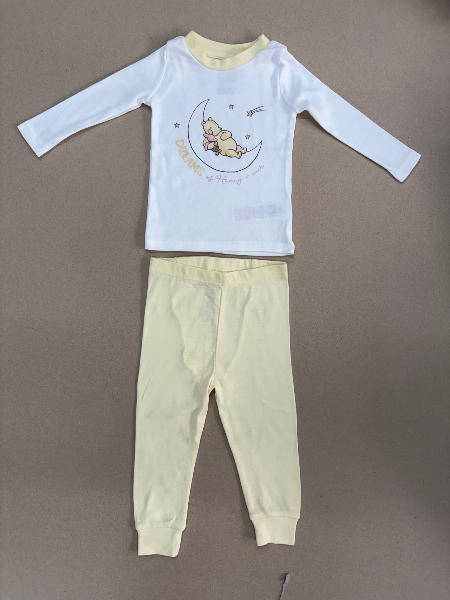 White with yellow DREAMS - full sleeve set