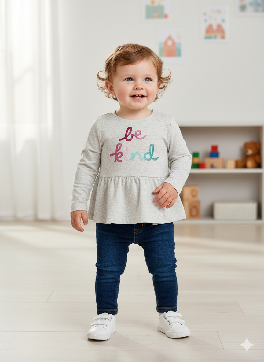 be kind - baby full sleeve top