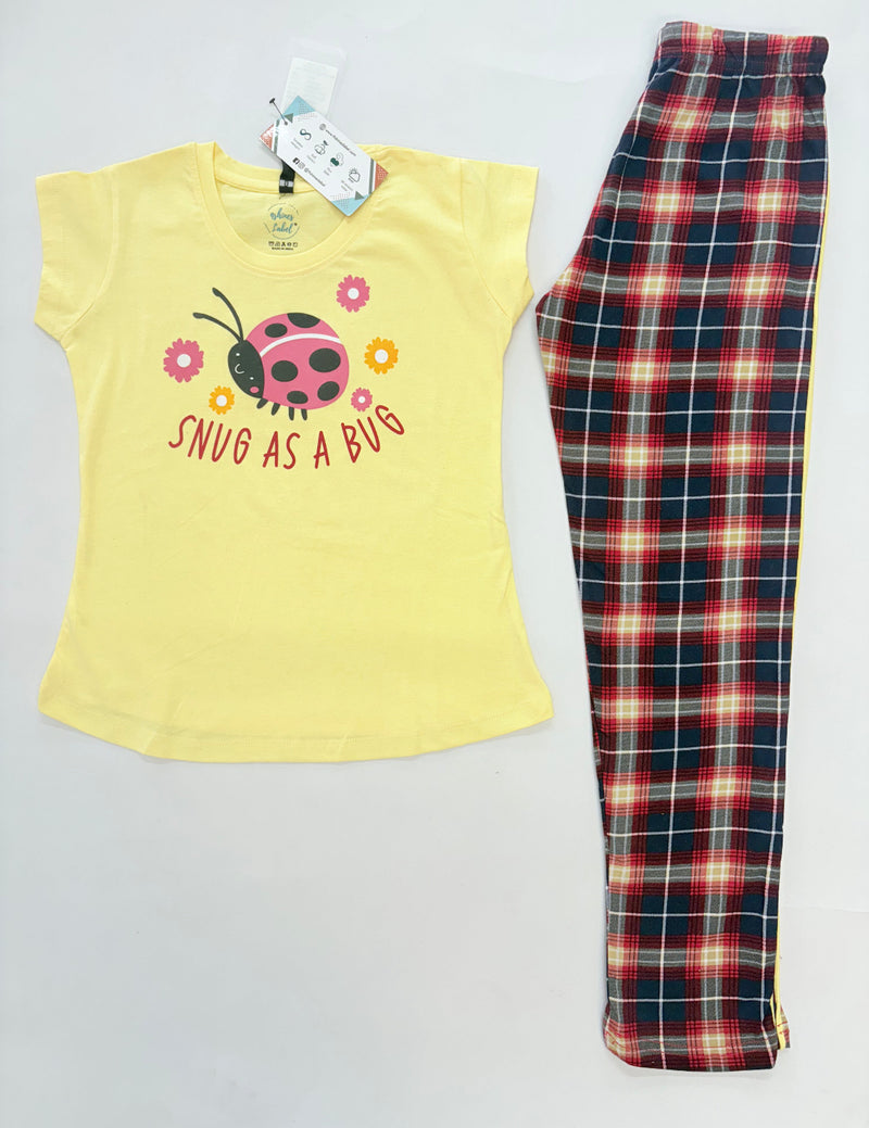 Full sleeve sets-yellow with bee