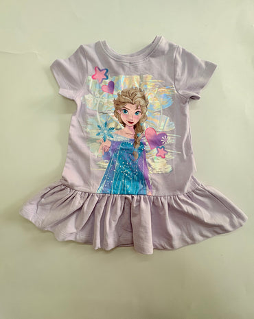Violet with Barbie Frock