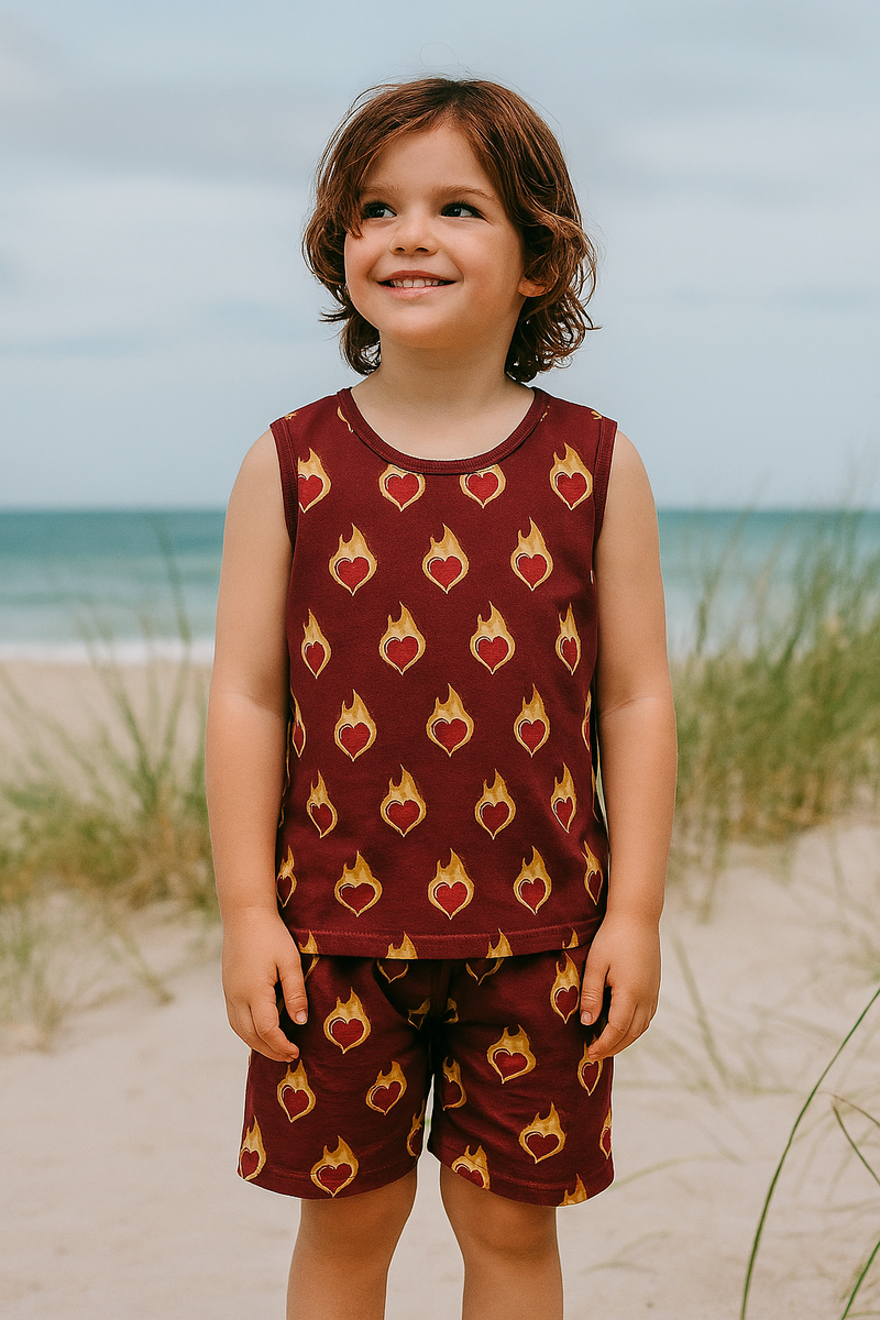 Hearts - Sleeveless co-ords