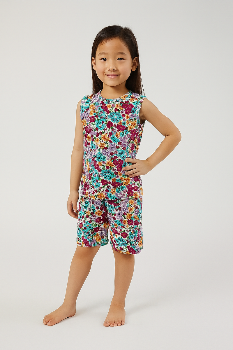 Flowers - Sleeveless co-ords