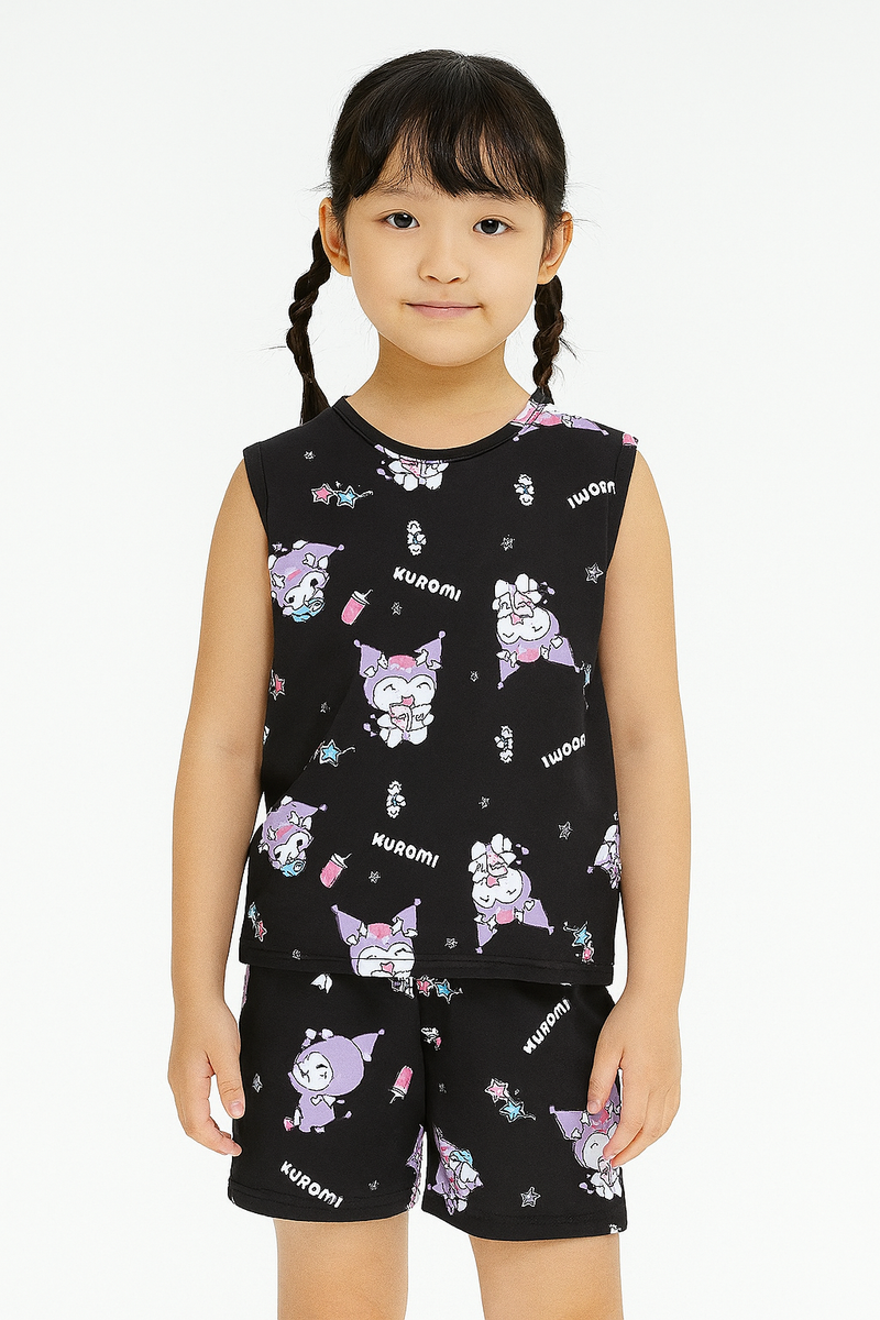 Black kuromi - Sleeveless co-ords