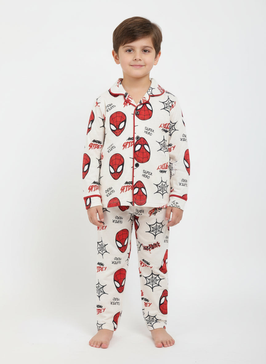 Spider Collar Night Suit ,Sep:::001