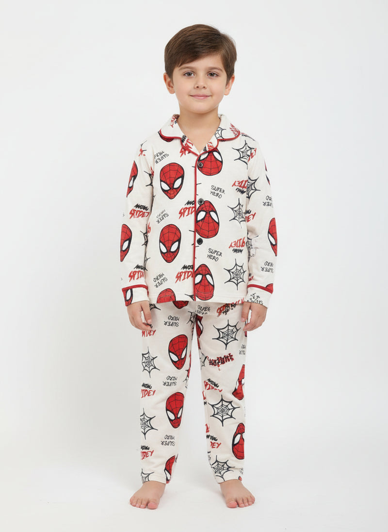 Spider Collar Night Suit ,Sep:::001