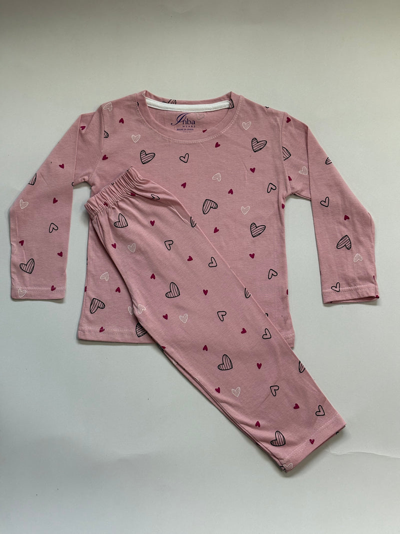 Girls Full Sleeve Set 003- Hearten,