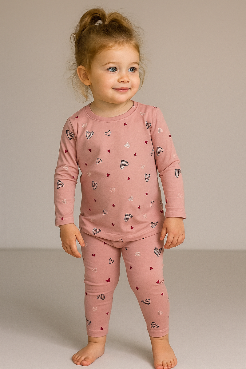 Girls Full Sleeve Set 003- Hearten,