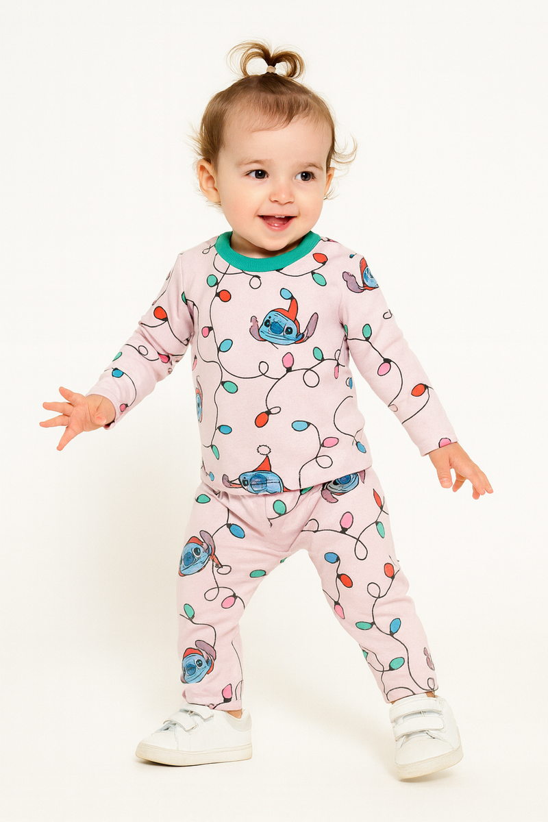 Premium loop net IN-0032- LoopKnit Pajama sets Violate Character.