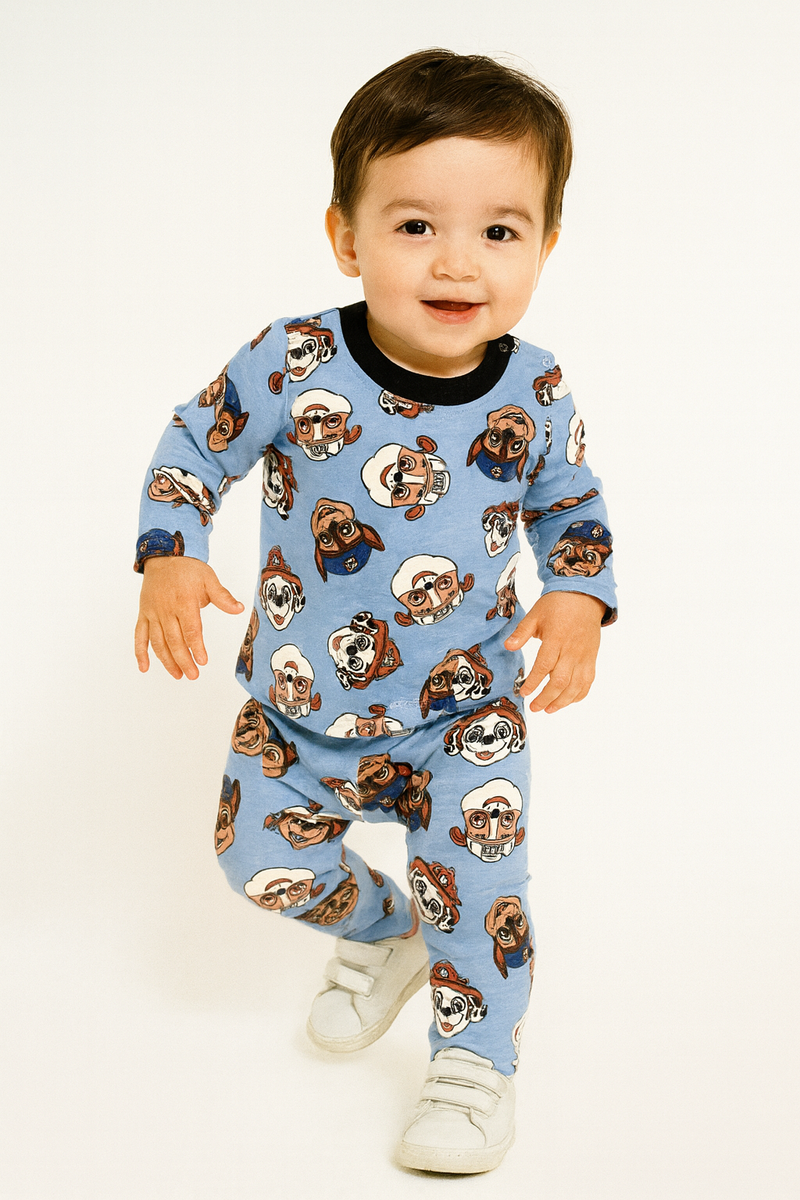 Premium loop net IN-0030- LoopKnit Pajama sets paw patrol..