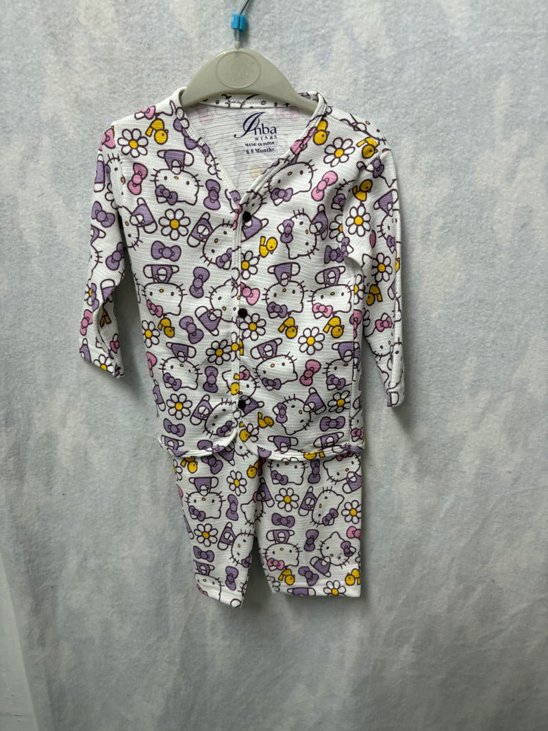 Full Sleeve Baby Jabla. White Kiddy