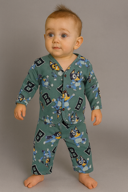 Full Sleeve Baby Jabla.Green Sonic