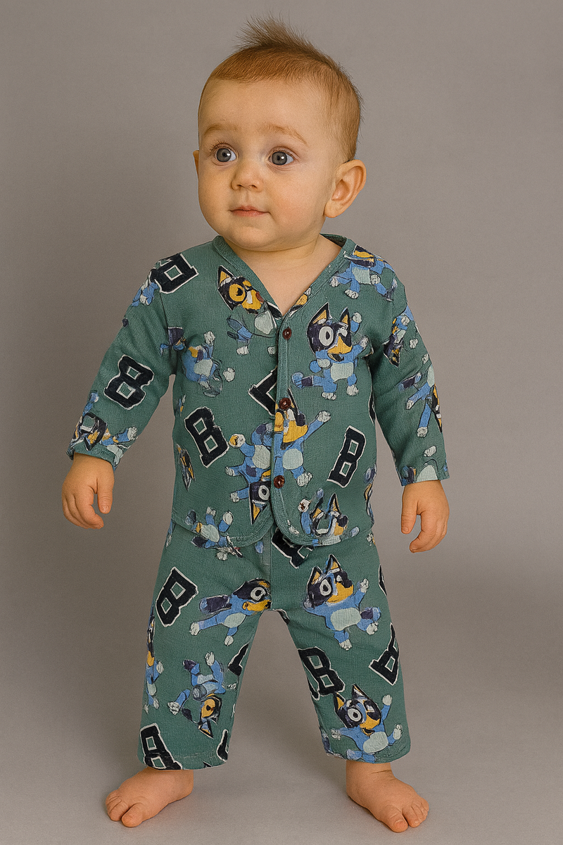 Full Sleeve Baby Jabla.Green Sonic