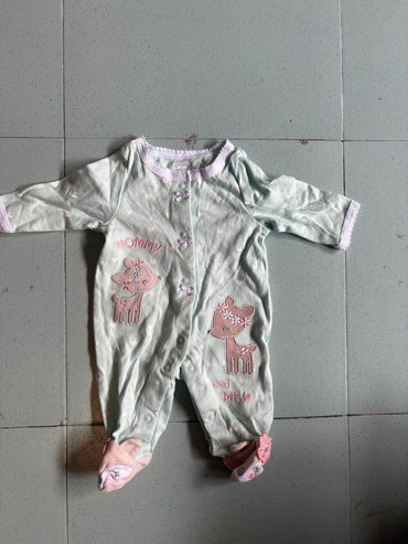 Light green white heartiness 10/1-Jumpsuit