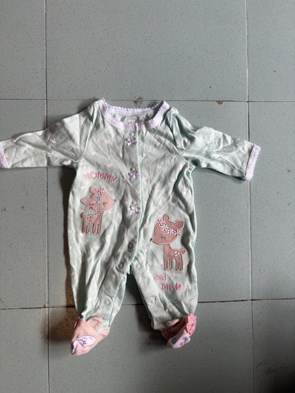 Light green white heartiness 10/1-Jumpsuit